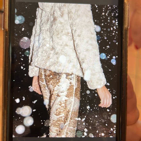 NWT Anthropology Hei Hei matte gold pants - Picture 8 of 9